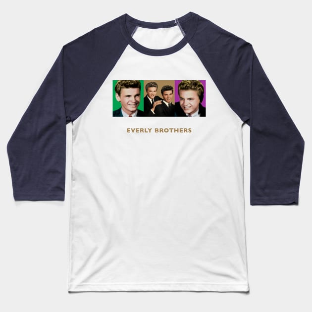 Everly Brothers Baseball T-Shirt by PLAYDIGITAL2020